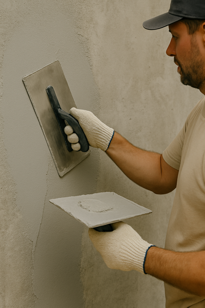Enduit sur béton techniques professionnelles pour une adhérence parfaite